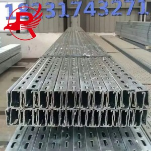 Hot Dip Galvanized Steel Slotted Strut Channel Mei Ce (C Purlin Unistrut, Uni Strut Channel)